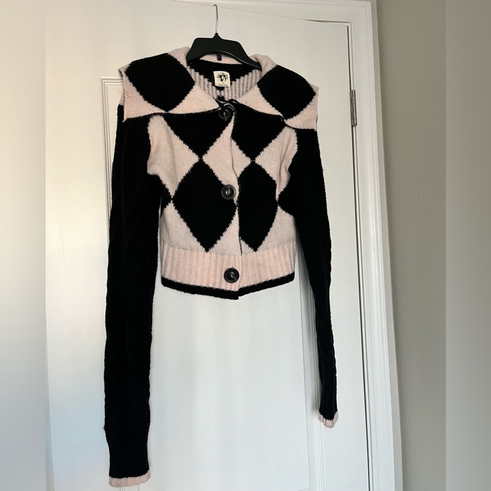 Free People Knitted Button Up